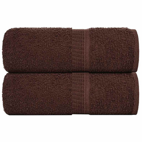 VidaXL Gästehandtücher Frogn 2 St. 30x50 cm 360 g m² braun