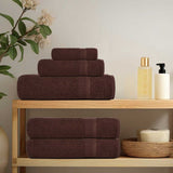 VidaXL Gästehandtücher Frogn 2 St. 30x50 cm 360 g m² braun