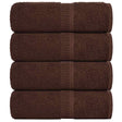 Vidaxx Gästehandtücher Frogn 4 Stk 30x50 cm 360 g m² braun