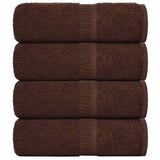 Vidaxx Gästehandtücher Frogn 4 Stk 30x50 cm 360 g m² braun