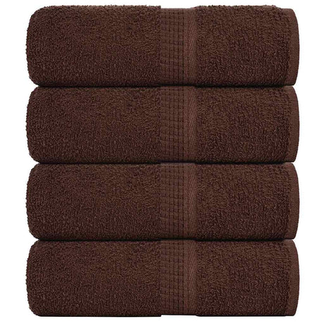 Vidaxx Gästehandtücher Frogn 4 Stk 30x50 cm 360 g m² braun