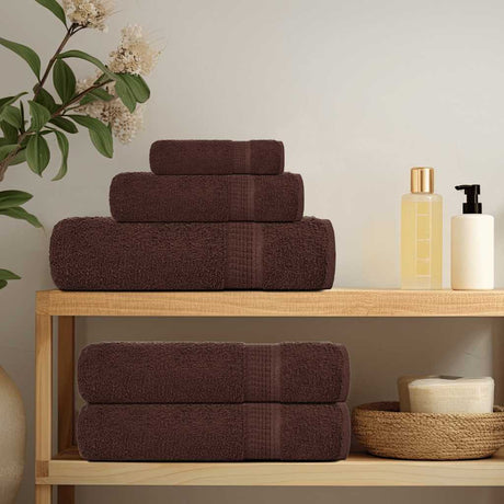 Vidaxx Gästehandtücher Frogn 4 Stk 30x50 cm 360 g m² braun