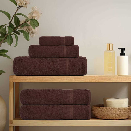 Vidaxx Gästehandtücher Frogn 10 Stück 30x50 cm 360 g m² braun