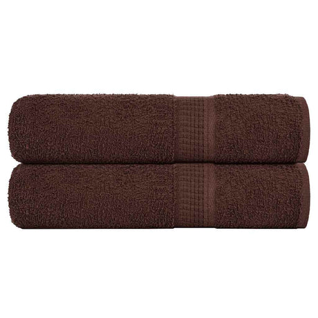 Vidaxx Handtücher Frogn 2 Stk 50x100 cm 360 g m² braun