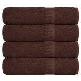 Vidaxx Handtücher 4 Stück 50x100 cm 360 g m² 100 % Baumwolle braun