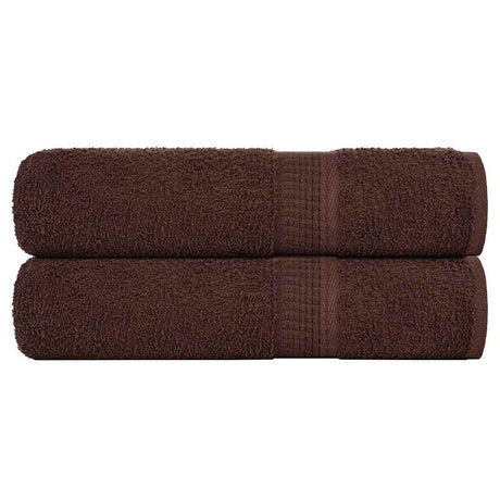 Vidaxx Duschtücher Frogn 2 Stk 70x140 cm 360 g m² braun