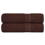 Vidaxx Duschtücher 2 Stück 70x140 cm 360 g m² 100 % Baumwolle braun