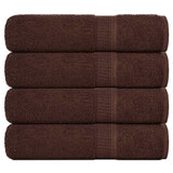 Vidaxx Duschtücher 4 Stück 70x140 cm 360 g m² 100 % Baumwolle braun