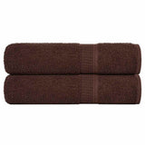 Vidaxx Badetücher 2 Stück 100x150 cm 360 g m² 100 % Baumwolle braun