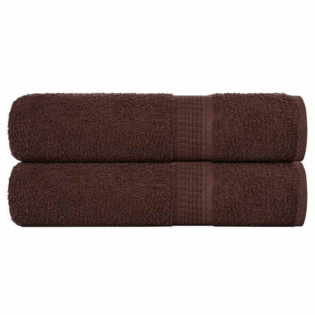 Vidaxx Badetücher Frogn 2 Stk 100x150 cm 360 g m² braun