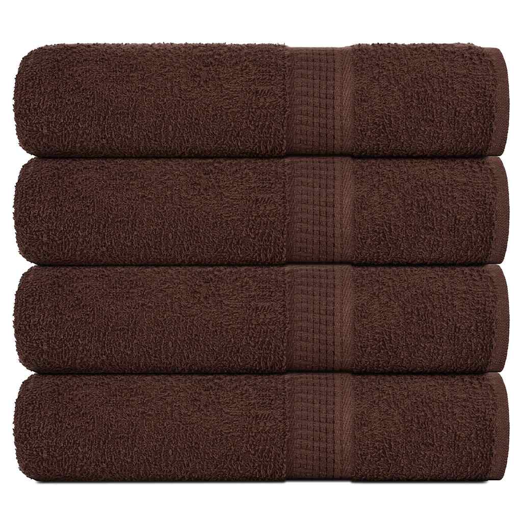 Vidaxx Badetücher 4 Stück 100x150 cm 360 g m² 100 % Baumwolle braun