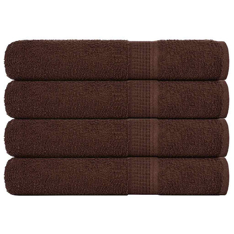 Vidaxx Saunatücher Frogn 4 Stk 80x200 cm 360 g m² braun