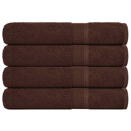 Vidaxx Handtücher Frogn 4 Stück 100x200 cm 360 g m² braun