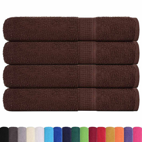 Vidaxx Handtücher Frogn 4 Stück 100x200 cm 360 g m² braun