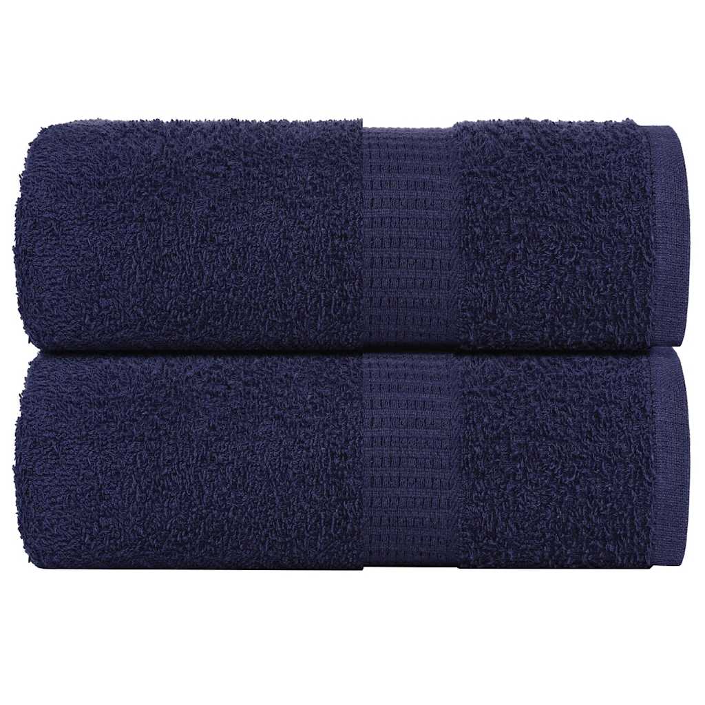Vidaxx Waschlappen 2 Stück Frosch Marineblau 30x30 cm 100 % Baumwolle