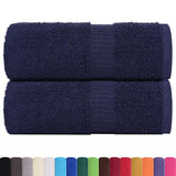 Vidaxx Waschlappen 2 Stück Frosch Marineblau 30x30 cm 100 % Baumwolle