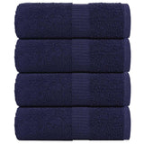 Vidaxx Waschlappen 4 Stück Frosch Marineblau 30x30 cm 100 % Baumwolle