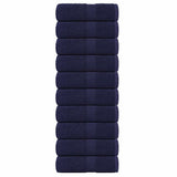 Vidaxx Waschlappen 10 Stück Frosch Marineblau 30x30 cm 100 % Baumwolle