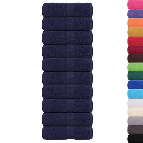 Vidaxx Waschlappen Frogn 10 Stück 30x30 cm 360 g m² Marineblau