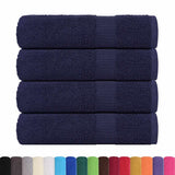 Vidaxx Duschtücher 4 Stück 70x140cm 360 g m² 100 % Baumwolle Marineblau