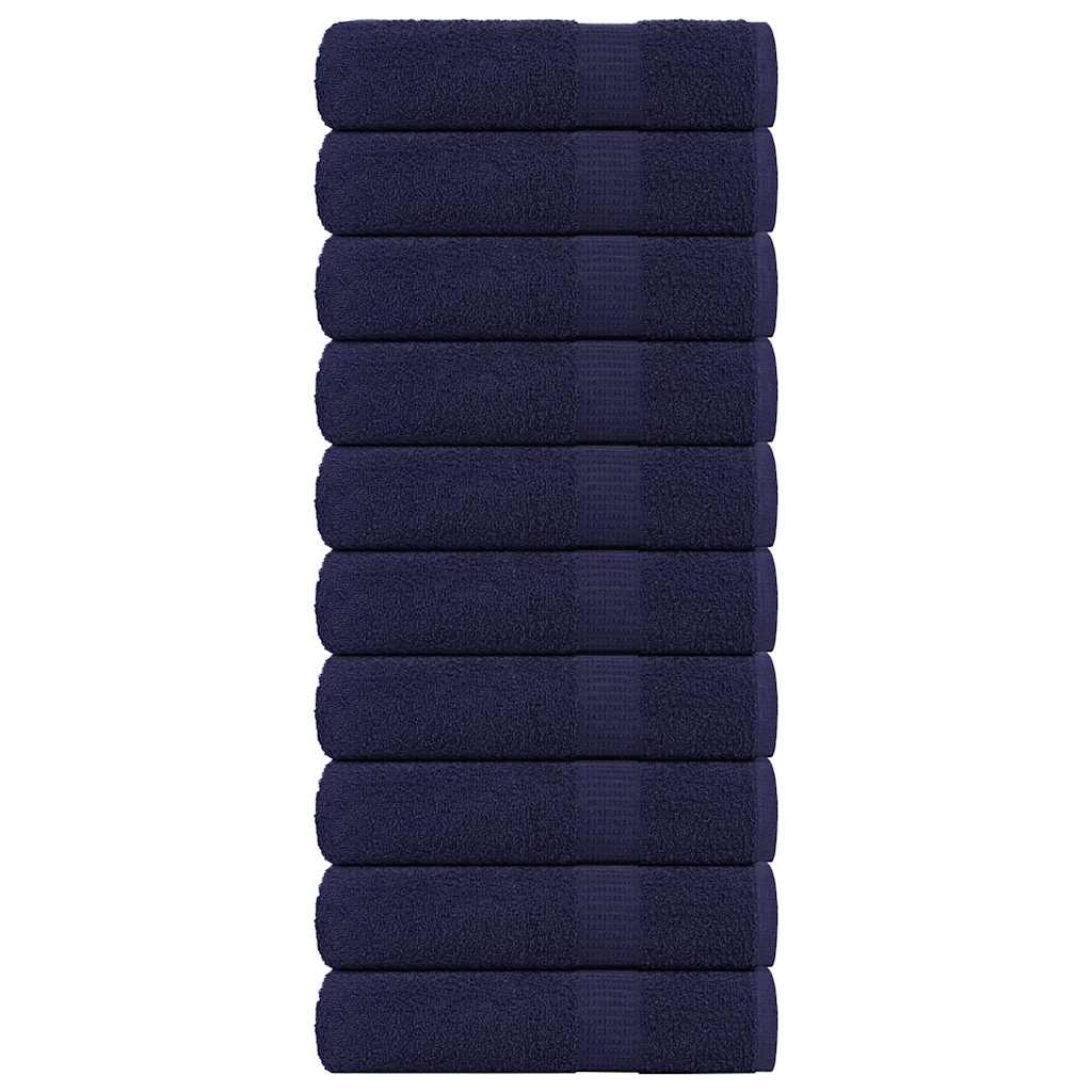 Vidaxx Duschtücher 10 Stück 70x140cm 360g m² 100% Baumwolle Marineblau