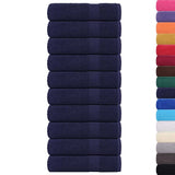 Vidaxx Duschtücher 10 Stück 70x140cm 360g m² 100% Baumwolle Marineblau