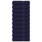 Vidaxx Badetücher 10 Stück 100x150 cm 360 g m² 100 % Baumwolle Marineblau