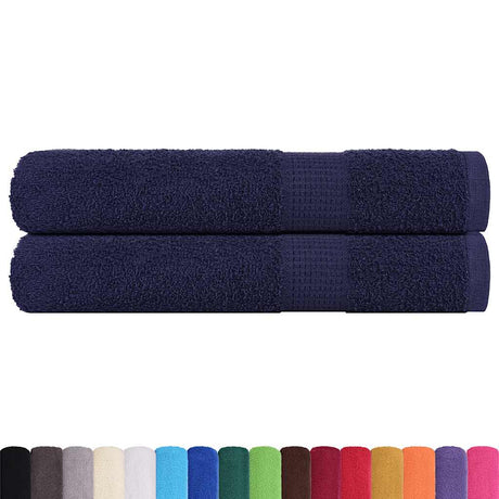 Vidaxx Handtücher Frogn 2 Stück 100x200 cm 360 g m² Marineblau