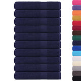 Vidaxx Handtücher 10 Stück 100x200 cm 360 g m² 100 % Baumwolle Marineblau