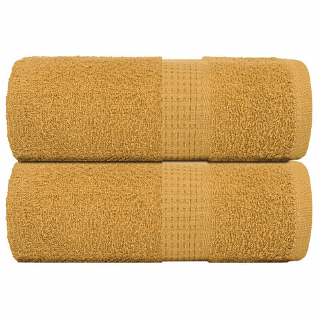 Vidaxx Waschlappen Frogn 2 Stk 30x30 cm 360 g m² Gold