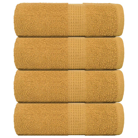 Vidaxx Waschlappen Frogn 4 Stück 30x30 cm 360 g m² Gold