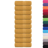 Vidaxx Waschlappen 10 Stück Frogn Gold 30x30 cm 100 % Baumwolle