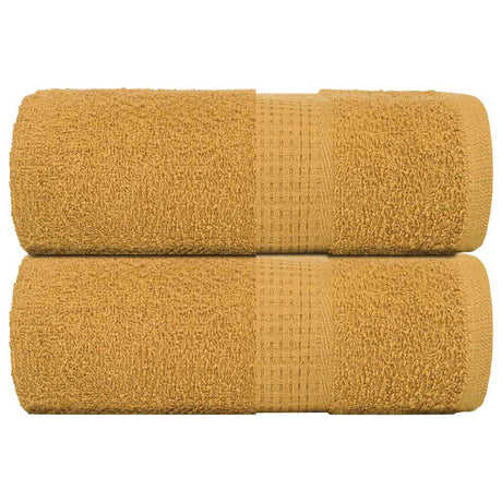 Vidaxx Gästehandtücher Frogn 2 St. 30x50 cm 360 g m² Gold