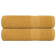 Vidaxx Handtücher Frogn 2 Stk 50x100 cm 360 g m² Gold