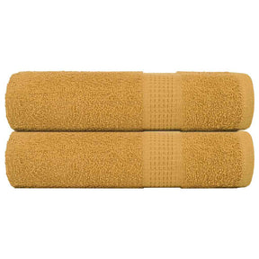 Vidaxx Handtücher Frogn 2 Stk 50x100 cm 360 g m² Gold