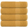 Vidaxx Handtücher Frogn 4 Stück 50x100 cm 360 g m² Gold
