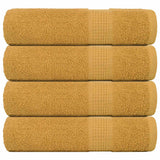 Vidaxx Handtücher Frogn 4 Stück 50x100 cm 360 g m² Gold