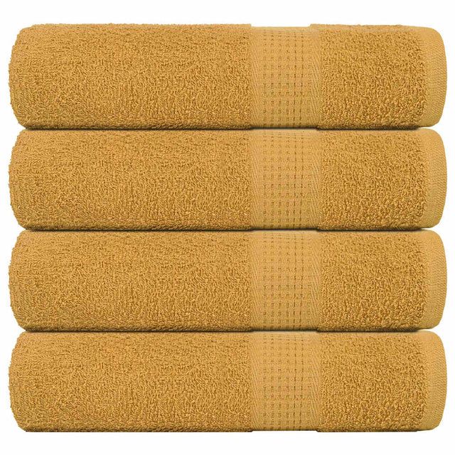 Vidaxx Handtücher Frogn 4 Stück 50x100 cm 360 g m² Gold