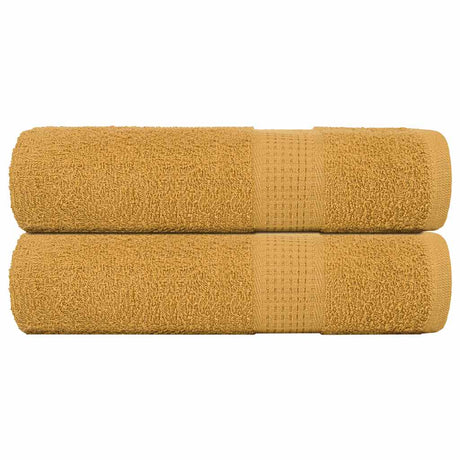 Vidaxx Duschtücher Frogn 2 Stk 70x140 cm 360 g m² Gold