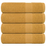 Vidaxx Duschtücher Frogn 4 St. 70x140 cm 360 g m² Gold