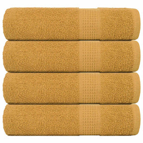 Vidaxx Duschtücher Frogn 4 St. 70x140 cm 360 g m² Gold