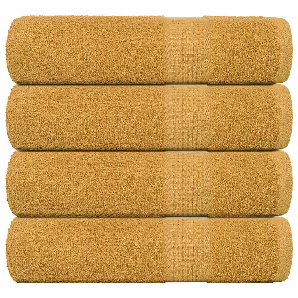 Vidaxx Badetücher Frogn 4 Stk 100x150 cm 360 g m² Gold