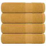 Vidaxx Badetücher Frogn 4 Stk 100x150 cm 360 g m² Gold