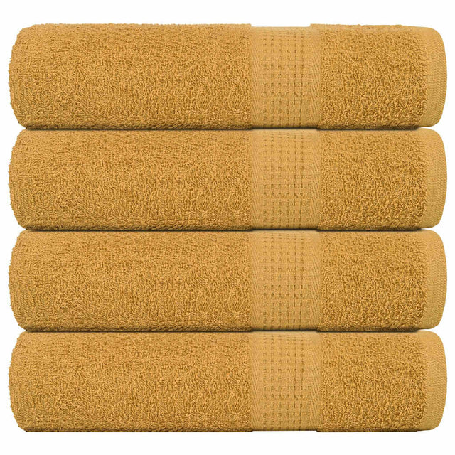 Vidaxx Badetücher Frogn 4 Stk 100x150 cm 360 g m² Gold