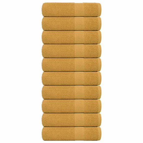 Vidaxx Badetücher Frogn 10 Stk 100x150 cm 360 g m² Gold