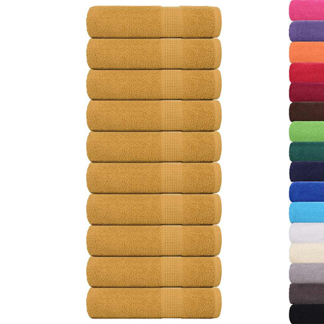 Vidaxx Badetücher Frogn 10 Stk 100x150 cm 360 g m² Gold