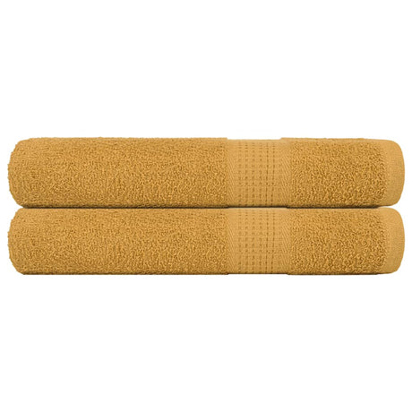 Vidaxx Saunatücher Frogn 2 Stk 80x200 cm 360 g m² Gold