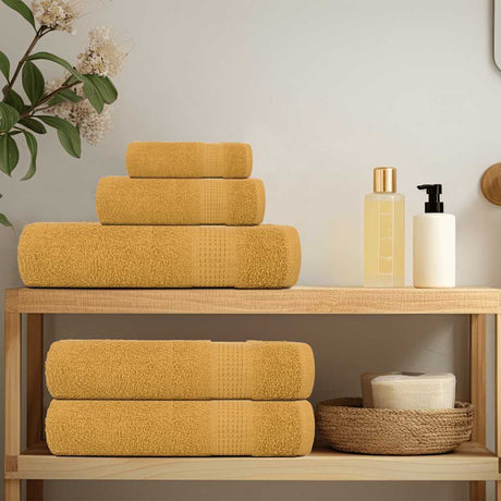 Vidaxx Saunatücher Frogn 4 Stk 80x200 cm 360 g m² Gold