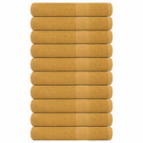 Vidaxx Saunatücher 10 Stk 80x200cm 360 g m² 100% Baumwolle goldfarben