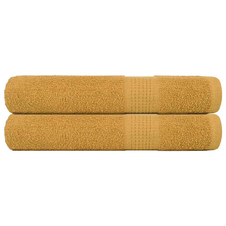 Vidaxx Handtücher Frogn 2 Stk 100x200 cm 360 g m² Gold